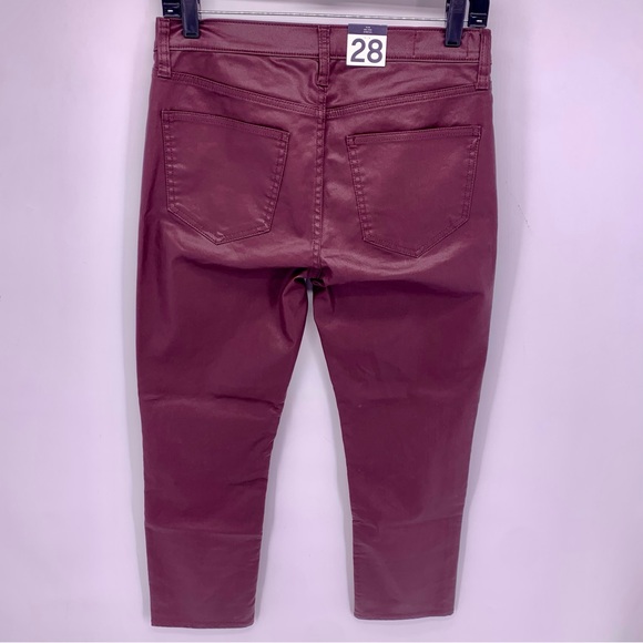 Gap Vintage Slim Coated Mid Rise Jeans Women’s Size 28 - Picture 4 of 11